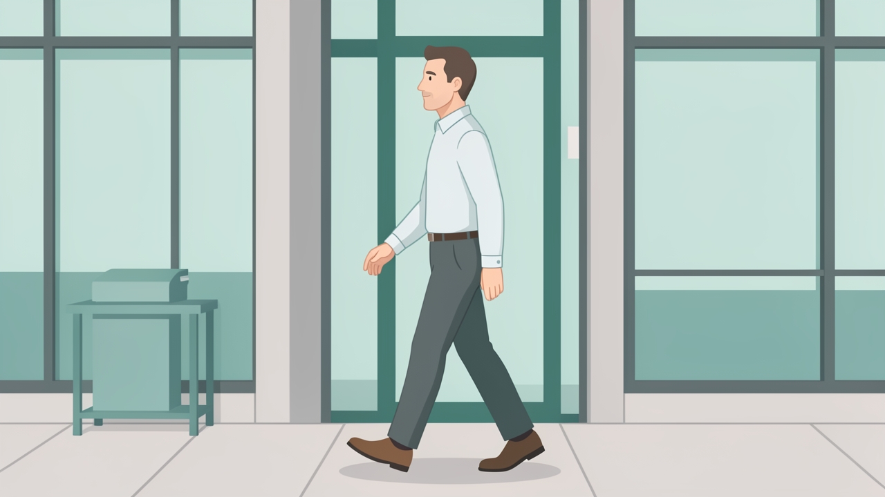 Acute lumbar strain (days 0–14): reassurance, advice to stay active and short walking bouts of 5–10 min several times a day. No routine imaging.