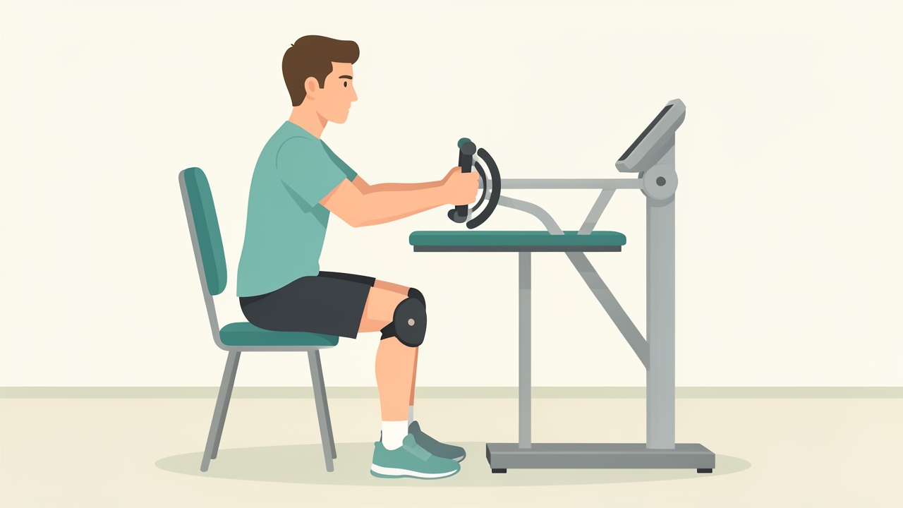 Early phase: preserve fitness with upper-body or non-weight-bearing cycling for 20–30 minutes at moderate intensity.