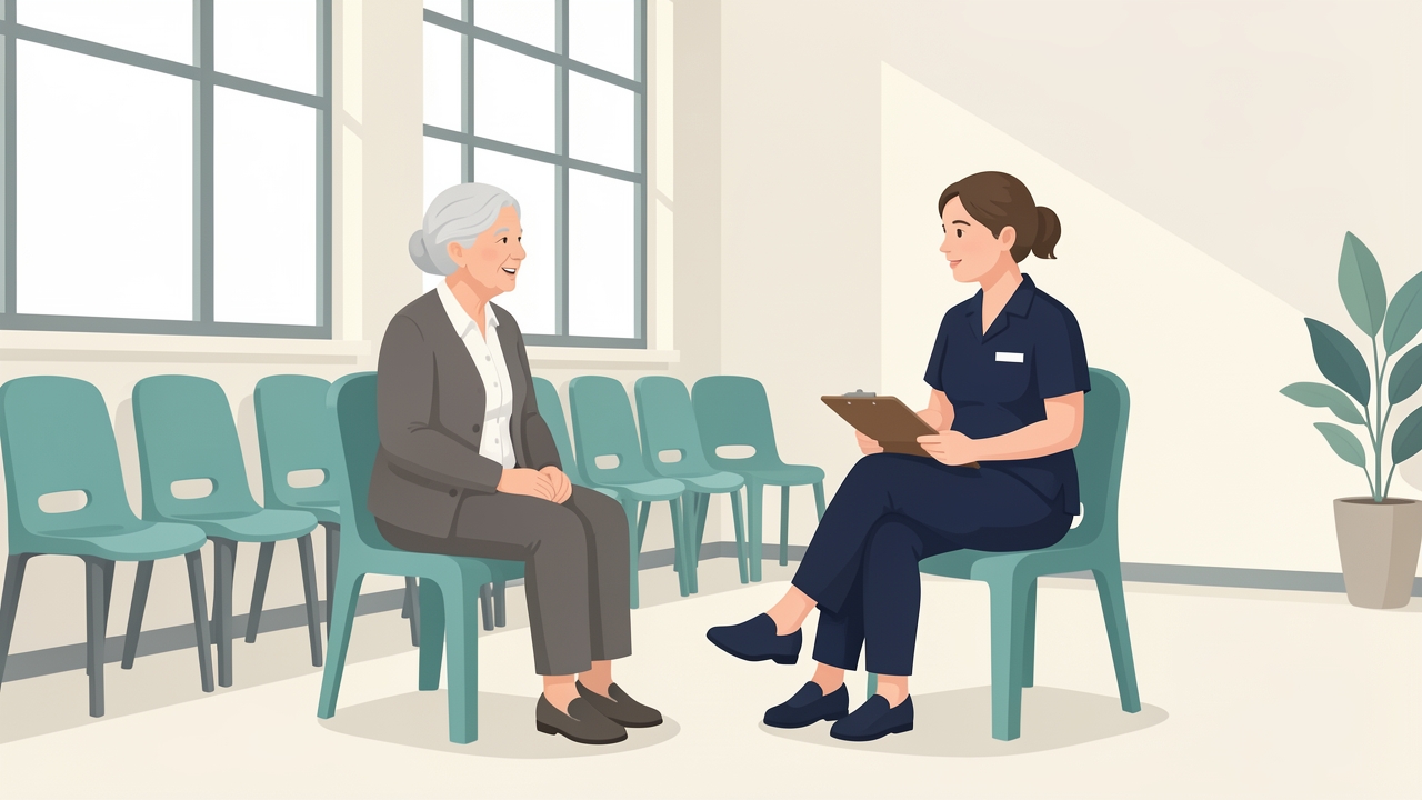 With 90% sensitivity and 80% specificity, a falls screen in community adults with 10% prevalence has a PPV of only 33%. On a rehabilitation ward with 40% prevalence, the same tool reaches about 75%.